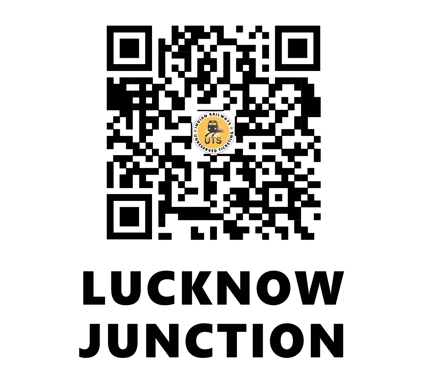 UTS QR Code for Lucknow Junction - LJN